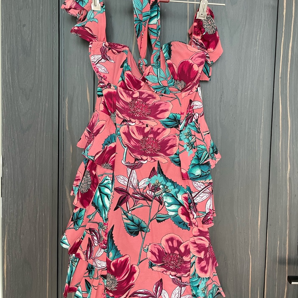 NWT For Love and Lemons flamenco dress xs